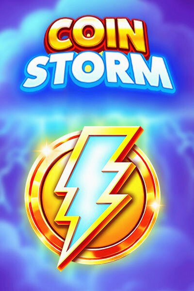 Omslag van Coin Storm met een storm van munten